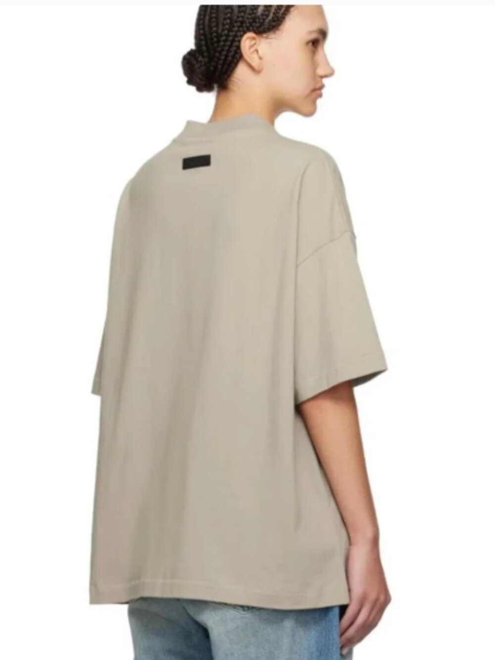 V021 ESSENTIALS FOG Cotton Sweatshirt Short Sleeve Size Large - Picture 2 of 11